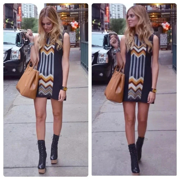 MISSONI x TARGET | Familia Chevron Knit Sweater Mini Dress Size S - Picture 1 of 13